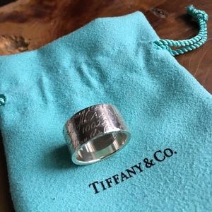 Tiffany’s wide notes ring